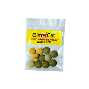 Витамины GimCat «Витаминный микс» для кошек, 12 шт