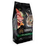 Сухой корм Savory Gourmand для кошек - привередливым, с индейкой и уткой, 2 кг