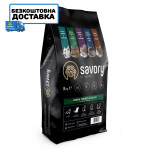 Сyхoй кoрм Savory Gourmand для кoшeк - привeрeдливым, с индeйкoй и yткoй, 8 кг