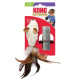 Іграшка для котів KONG Refillables Feather Mouse Миша з пір'ям містить змінний блок із котячою м'ятою