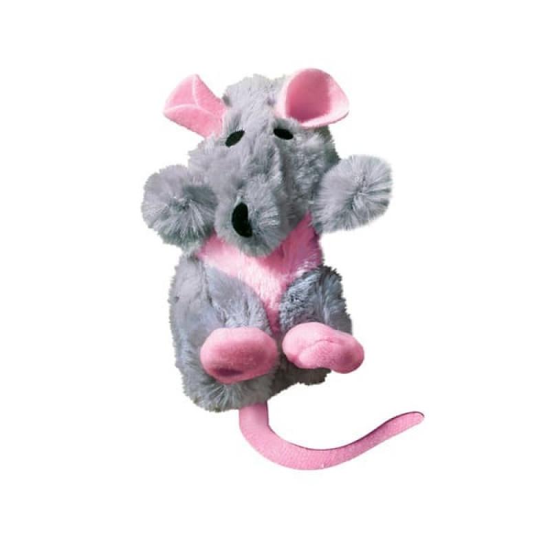 Іграшка для котів KONG Refillables Rat Щур містить змінний блок із котячою м'ятою