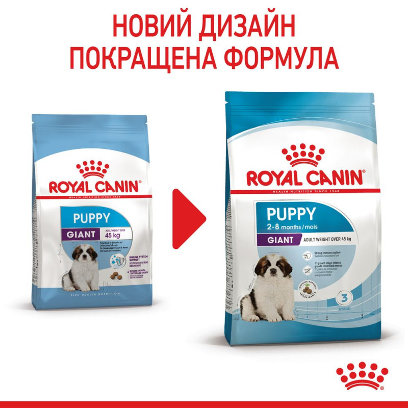 Сухой корм для щенков ROYAL CANIN GIANT PUPPY гиганстких пород, 1 кг