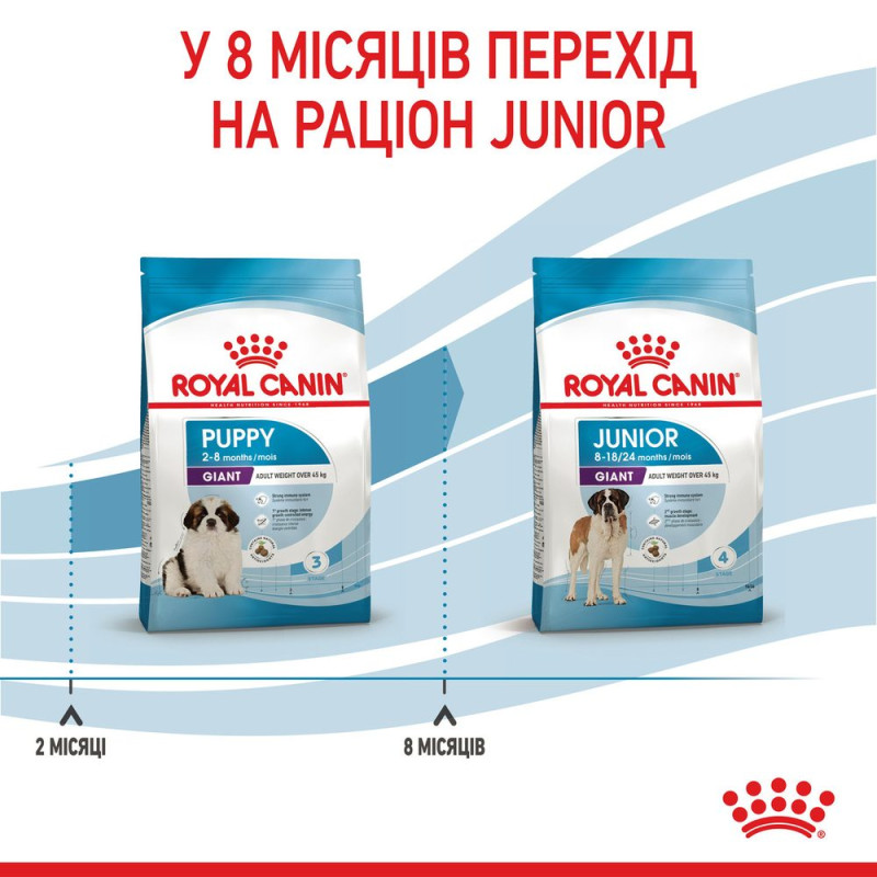 Сухой корм для щенков ROYAL CANIN GIANT PUPPY гиганстких пород, 1 кг