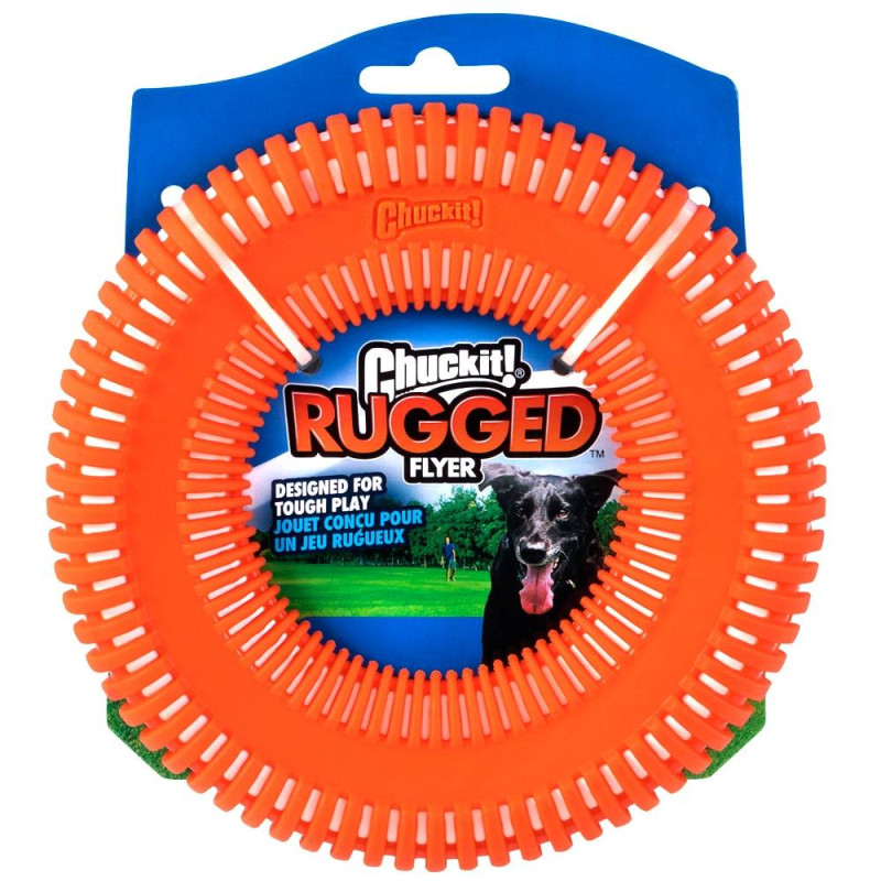 Игрушка CHUCKIT! RUGGED FLYER летающее кольцо для собак малых размеров