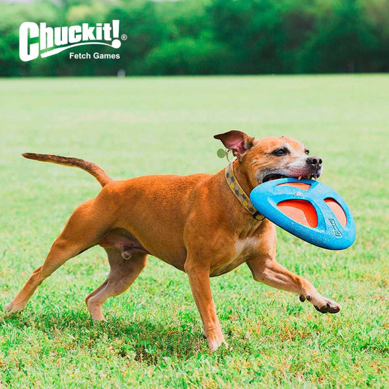 Игрушка CHUCKIT! FETCH FLIGHT FRISBEE фризби в форме мягкого треугольника для собак