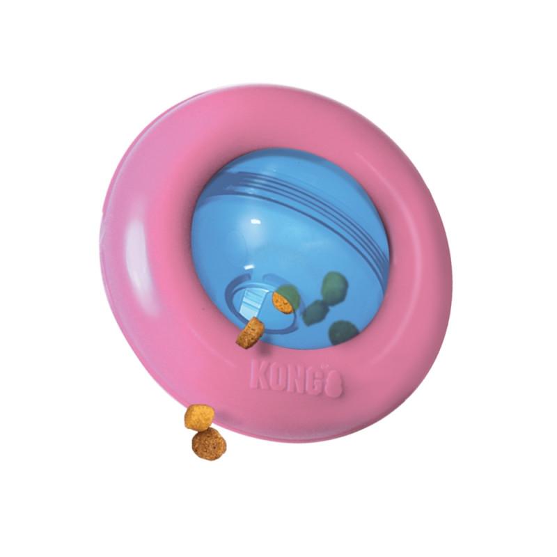 Игрушка KONG Puppy Gyro-Гироскоп для собак д/наполн.лакомством, ассорти, S