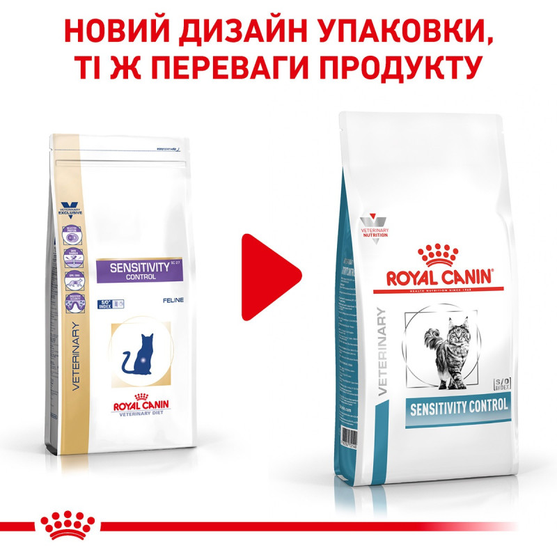 Сухой корм для котов ROYAL CANIN SENSITIVITY CONTROL  при повышенной непереносимости пищи, 400 г