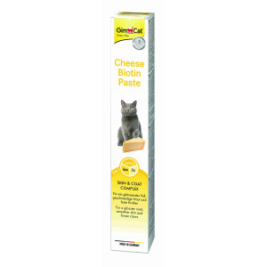 Паста для кошек GimCat Cheese Biotin Paste сырная с биотином, 100 г