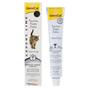 Паста GimCat Expert Line Taurine Extra для кошек, поддержка сердца и зрения, 50 г