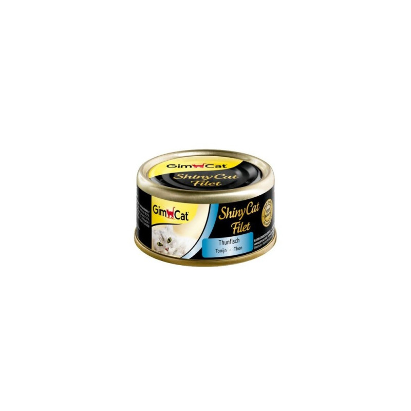 Вологий корм GimCat Shiny Cat Filet для котів, тунець, 70 г