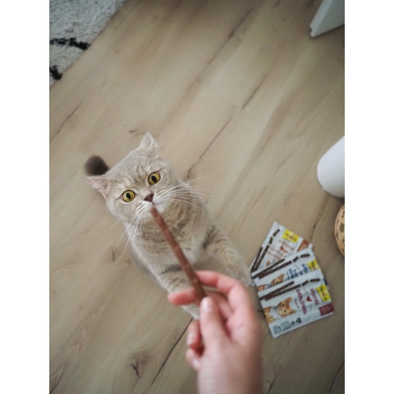 М’ясні палички GimCat для кішок, індичка та кролик, 4 шт