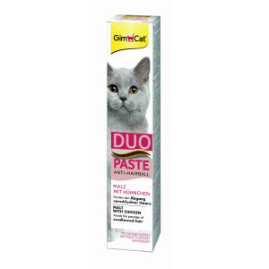 Паста для кошек с чувствительным пищеварением GimCat DUO PASTE Anti-hairball malt with chicken мальт и курица, 50 г