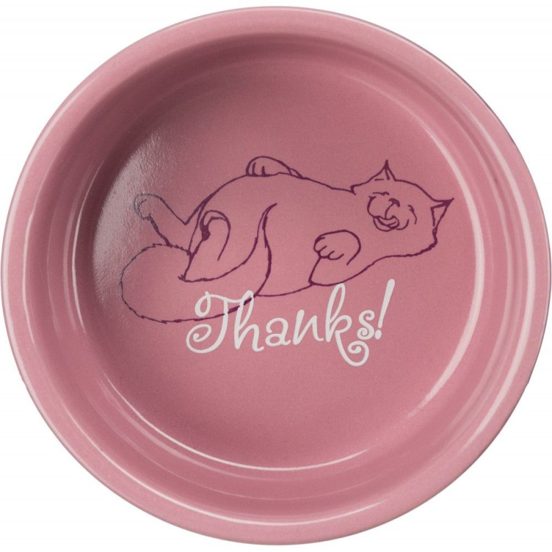 Миска Trixie Thanks for Service для котів, керамічна, 11 см, 300 мл