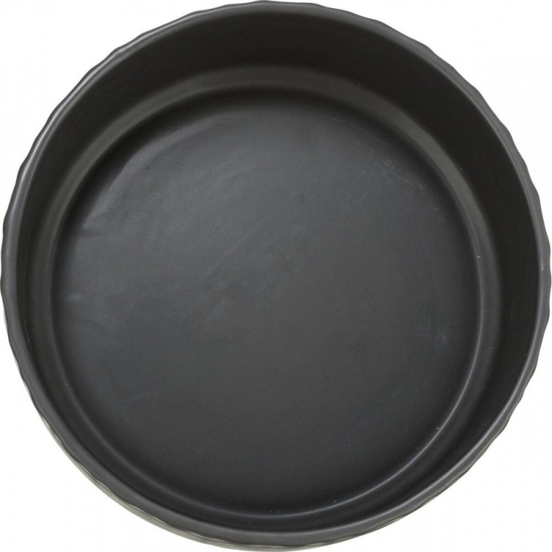 Миска Trixie для собак, чорна, 400 мл, d:13 см (керамічна)