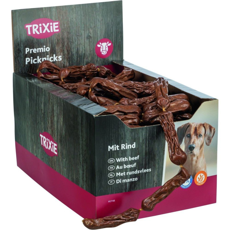 Ласощі Trixie Premio Picknicks для собак Сосиски з яловичиною 8 см 8 г 200 шт