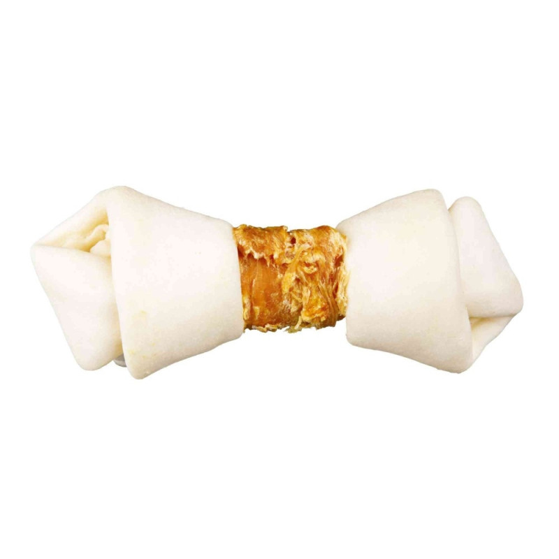 Ласощі Trixie Denta Fun для собак Кісточка для чищення зубів з куркою 11 см 70 г 2 шт