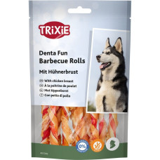 Ласощі Trixie Denta Fun Chewing Rolls для собак Паличка для чищення зубів з куркою 12 см 80 г 10 шт