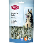 Ласощі Trixie Denta Fun для собак Роли жувальні натуральна шкіра 12 см 75 г 10 шт/уп
