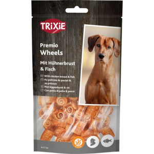Ласощі Trixie Premio Fish Chicken Wheels для собак з куркою та рибою 75 г