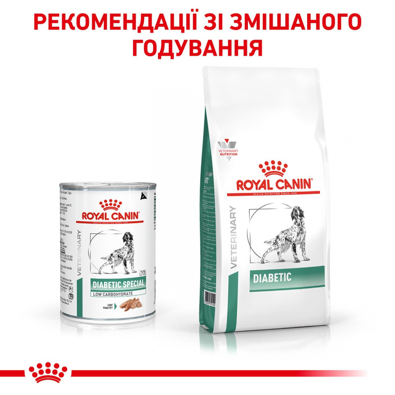 Влажный корм (паштет) для собак ROYAL CANIN DIABETIC для поддержания уровня сахара, 410 г