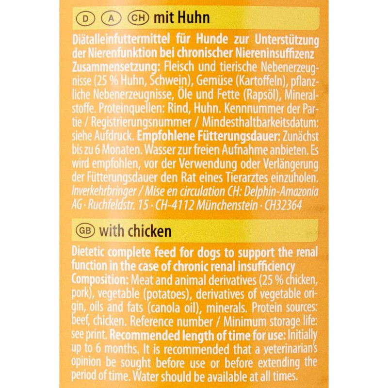 Корм вологий ветеринарний для собак Integra Protect Renal with Chicken моно курка, при хворобах нирок, 400 г