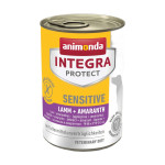 Корм вологий ветеринарний для собак Integra Protect Sensitiv Lamb + Amaranth при харчовій непереносимості, ягня/амарант, 400 г