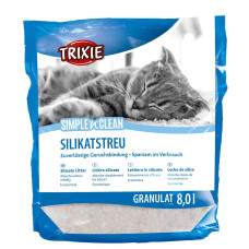 Наповнювач Trixie Simple&Clean для котів, силікагелевий, 8 л
