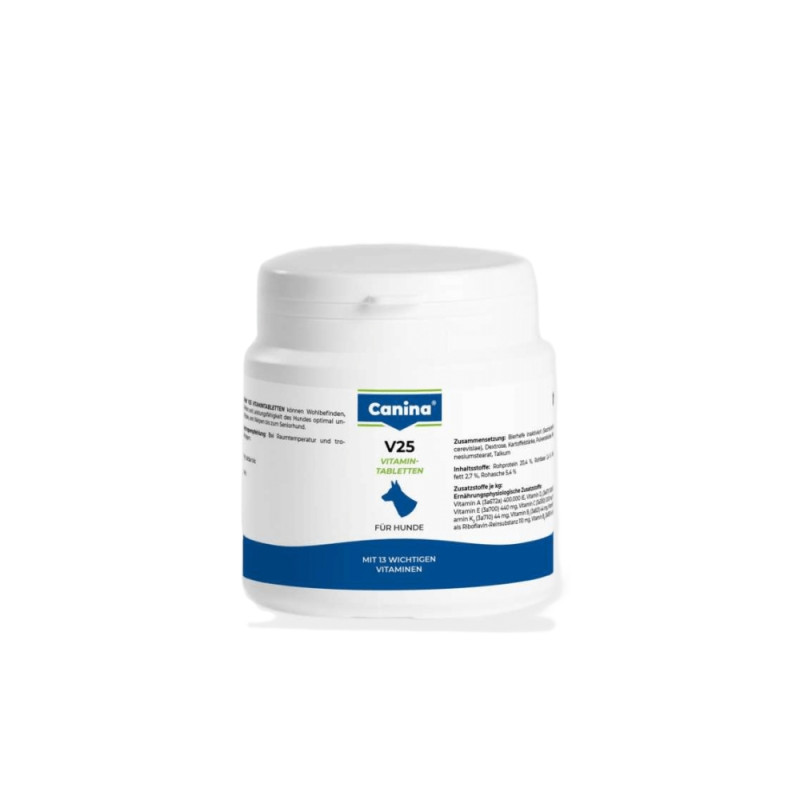 Вітaміни Canina V25 Vitamintabletten для сoбaк, пoлівітaмінний кoмплeкс, 100 г (30 тaбл)