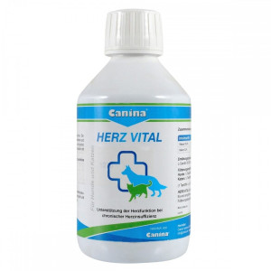 Вітаміни Canina Herz-Vital для собак та котів, підтримка серця, 250 мл
