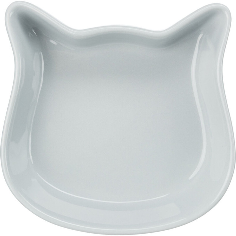 Миска Trixie для котів керамічна в формі котячої голови, 0,25 л, 12 х 12 см