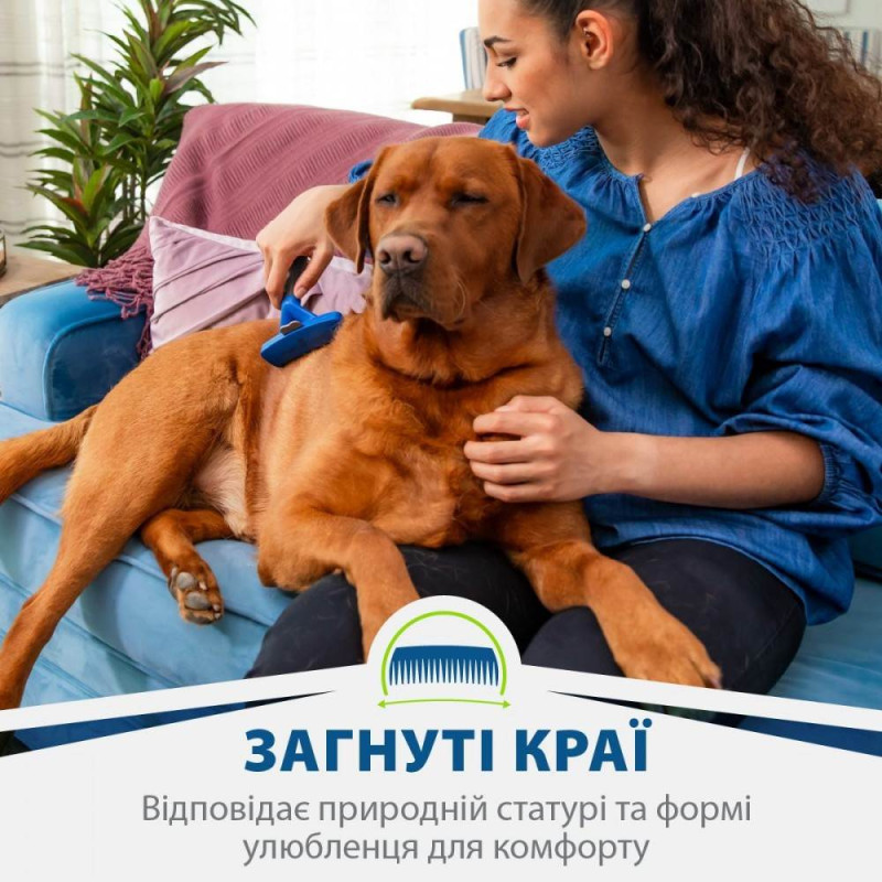 Фурмінатор FURminator для собак з довгою шерстю, розмір L
