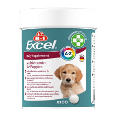 Вітаміни 8in1 Excel Multi Vitamin Puppy для цуценят та молодих собак, мультивітамін, 100 шт