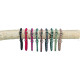 Нашийник Trixie Cavo напівзашморг для собак XS–S 25–31 см d 12 мм рожевий/пісочний