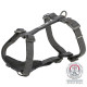 Шлея Trixie CityStyle H-harness для собак бавовна M–L 52–75 см 20 мм чорна