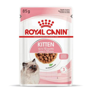 Вологий корм (у соусі) для кошенят ROYAL CANIN KITTEN INSTINCTIVE - інстинктивна їжа, 85 г