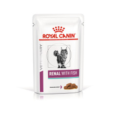 Вологий корм (в соусі) для котів ROYAL CANIN RENALFISH для підтримки ниркової функції, риба, 85 г