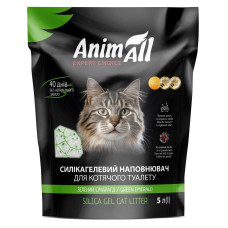 Силікагелевий наповнювач AnimAll Кристали смарагду, для котів, 5 л (2.1 кг)