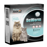Антигельмінтний препарат AnimAll VetLine DeWorm для кішок і кошенят
