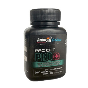 Вітаміни AnimAll VetLine PAC CAT PRO для котів та кішок, 100 таб
