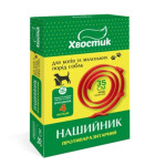Нашийник Хвостик для котів та собак, протипаразитарний (діазинон) червоний, 35 см