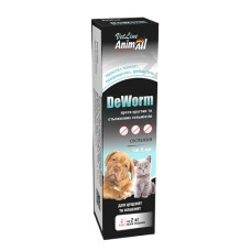 Суспензія AnimAll VetLine DeWorm антигельмінтний препарат для цуценят та кошенят, 5 мл