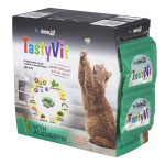 AnimAll TastyVit вітамінізовані ласощі з рибою та алгобіотином для котів, 600шт (50пак х12шт)