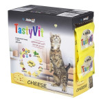 AnimAll TastyVit вітамінізовані ласощі з сиром для котів, 600шт (50пак х12шт)