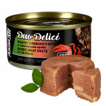 АнімАлл AnimAll вологий корм для котів Duo Delice Дуо Деліс паштет з кроля зі шматочками краба, 80г