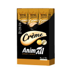 Рідкі ласощі AnimAll Сreme для котів зі смаком курки з креветками, 6х15 г