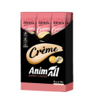 Рідкі ласощі AnimAll Сreme для котів зі смаком лосося, 6х15 г