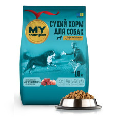 MY champion М'ясний мікс повнораціонний сухий корм для собак, 10кг