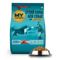 MY champion М'ясний мікс повнораціонний сухий корм для собак, 10кг