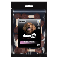AnimAll PLATINUM Ласощі для собак Гантельки з качкою, 100 г
