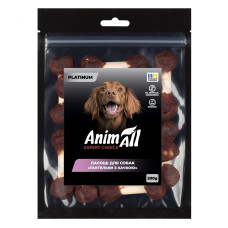 AnimAll PLATINUM Ласощі для собак Гантельки з качкою, 200 г